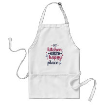 aprin o apron mi cocina es mi lugar feliz