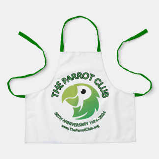 Delantal Aprón 50 Aniversario del Club de loros