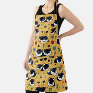 Delantal Apron Adorable del patrón del zorrillo pequeño