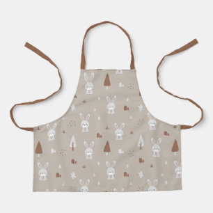 Delantal Apron Adorable Rabbit Kids