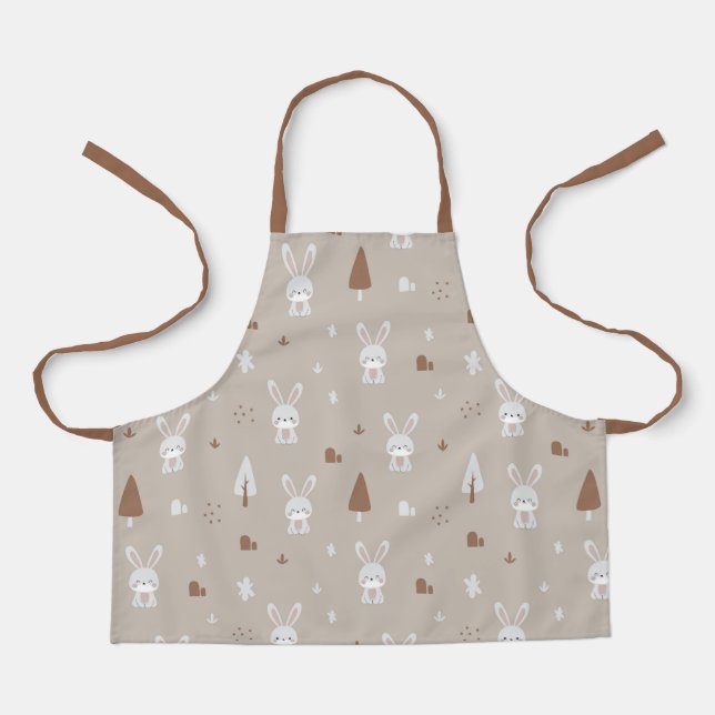 Delantal Apron Adorable Rabbit Kids (Anverso)