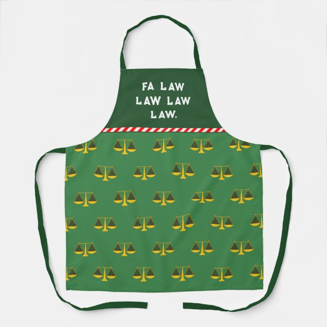 Delantal Apron adulto adulto con regalo de vacaciones de ab (Anverso)