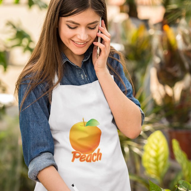 Delantal Apron Adulto Adulto de Fruta de Peach (Subido por el creador)