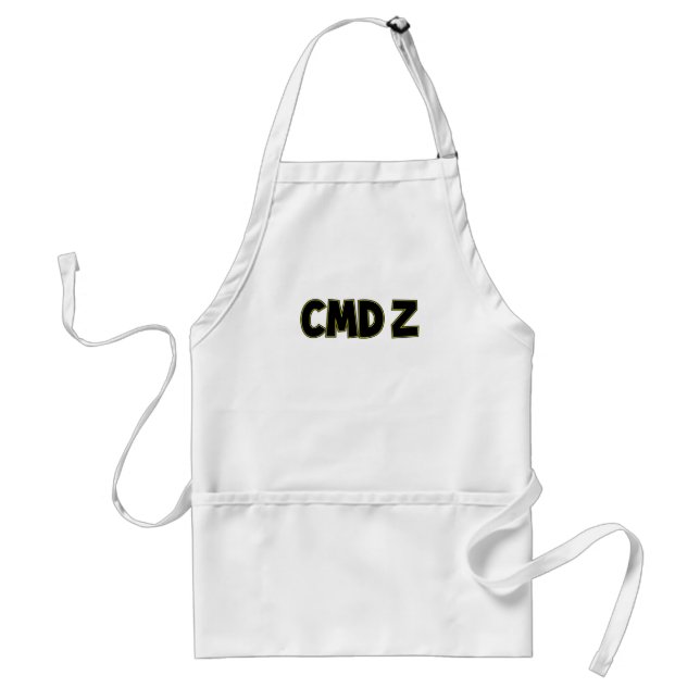 Delantal Apron adulto CMD Z (Frente)