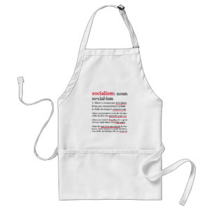 Delantal Apron adulto definido por el socialismo