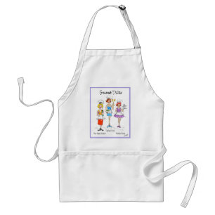 Delantal Apron adulto Gourmet-Divas