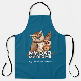 Delantal Apron adulto : Mi papá mi viejo (azul)