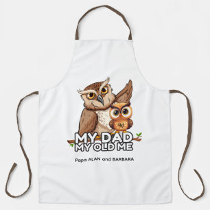Delantal Apron adulto : Mi papá mi viejo (blanco)