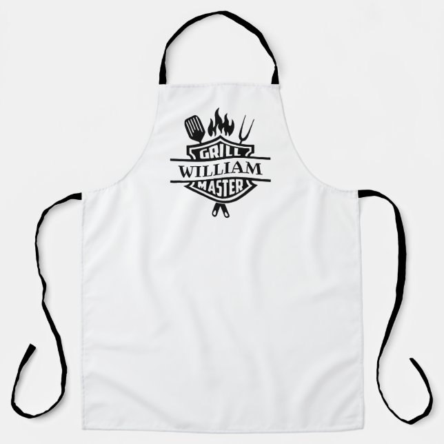 Delantal Apron adulto personalizar - Maestro de parrilladas (Anverso)