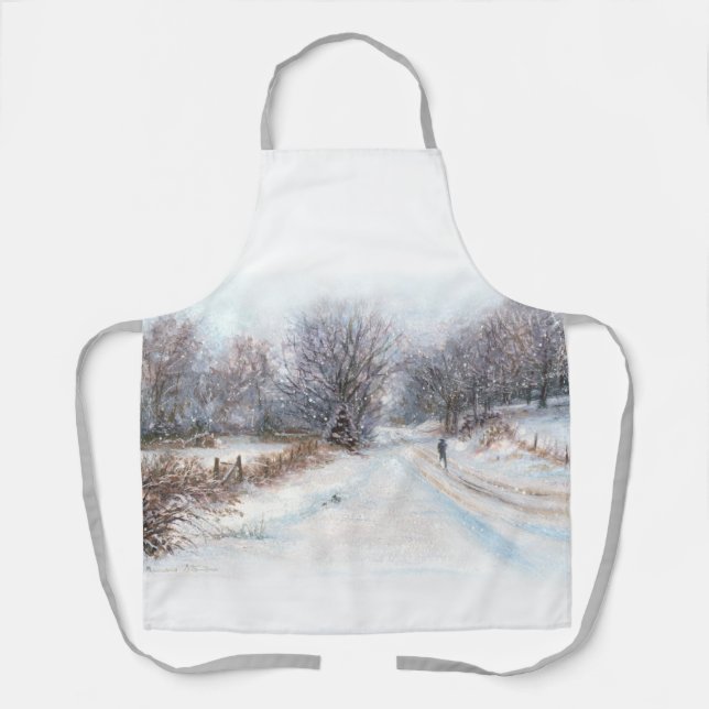 Delantal Apron "Aislamiento del invierno" (Anverso)