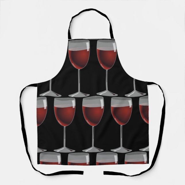 DELANTAL APRON, AMANTE DEL VINO (Anverso)