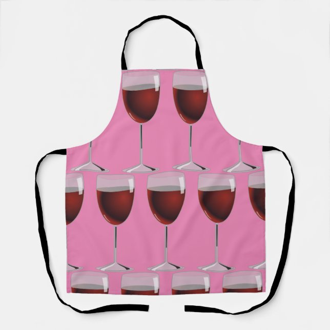 DELANTAL APRON, AMANTE DEL VINO (Anverso)