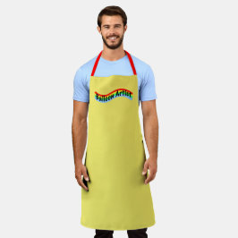 Delantal Apron amarillo "Artista de globos"
