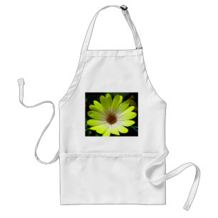 Delantal Apron amarillo fluorescente de margarita africana