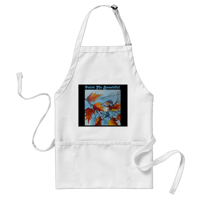 Delantal Apron Ann Hayes Pintura de Pixie (Frente)