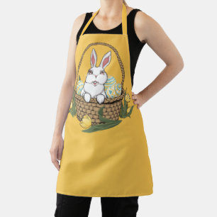 Delantal Apron Apron Easter Bunny Basket Apron