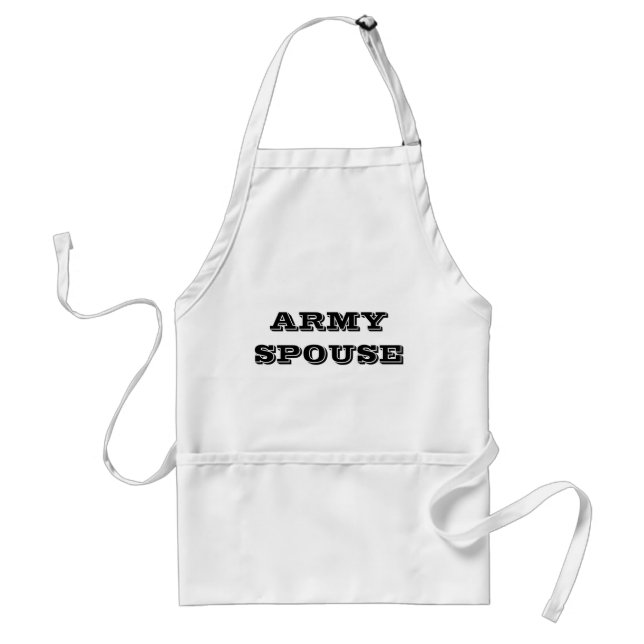 Delantal Apron Army Spouse (Frente)