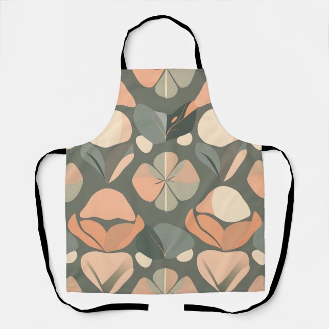 Delantal Apron artístico vibrante - colores suaves y Pa sin (Anverso)