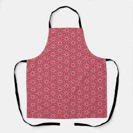 Delantal Apron Asanoha moderno de mediados del siglo XX