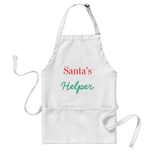 Delantal Apron ~ Ayudante de Santa (Frente)