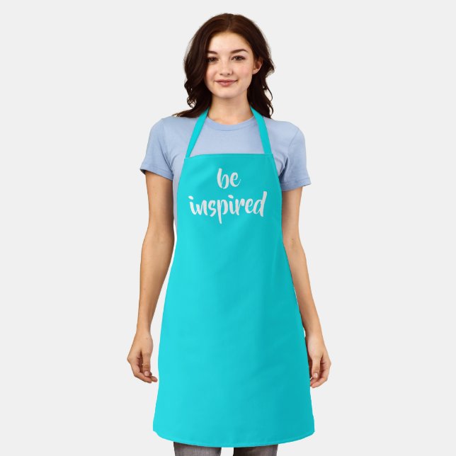 Delantal Apron azul Aqua (Gastado)