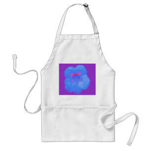 Delantal Aprón azul brillante Nasturtium