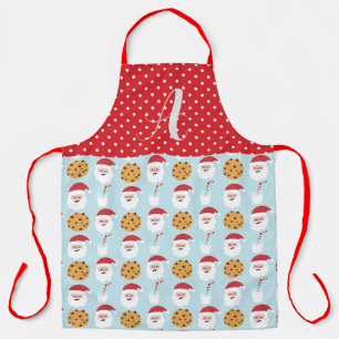 Delantal Aprón azul de leche y galletas, gran apron