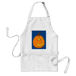 Delantal Aprón azul Jack o' Lantern