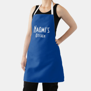 Delantal Aprón azul profundo personalizado