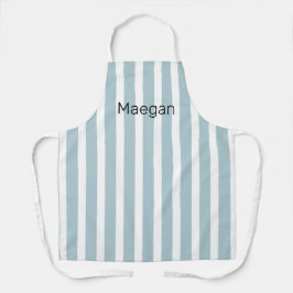 Delantal APRON AZUL y BLANCO