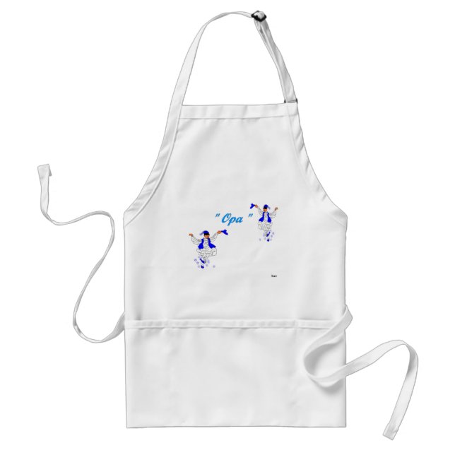 Delantal Apron: Bailarinas griegas (Frente)