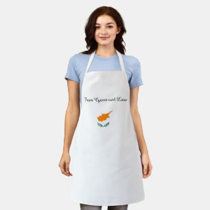 Delantal Apron (Bandera de Chipre)