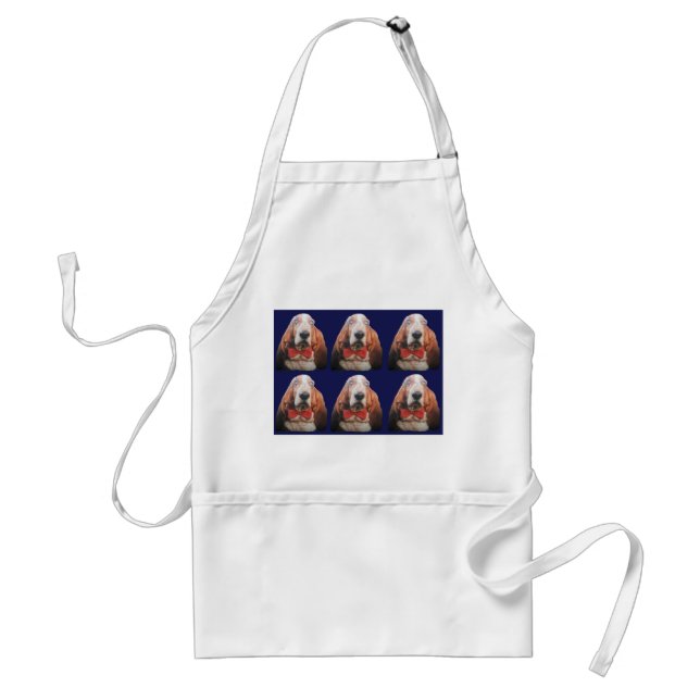 Delantal Apron Basset Hounds (Frente)