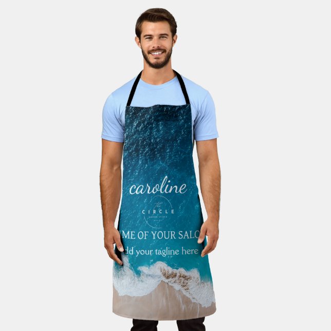 Delantal Apron Beach personalizado (Gastado)