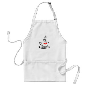 Delantal Apron bib con tres bolsillos