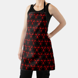Delantal Apron Biohazard Personalizado Biohazard BBBQ Apron