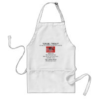 Apron "Black Gnat Wet Fly-Cruel Trout"