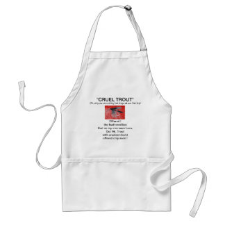 Delantal Apron "Black Gnat Wet Fly-Cruel Trout"