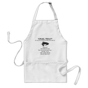 Delantal Apron "Black Matuka-Cruel Trout"