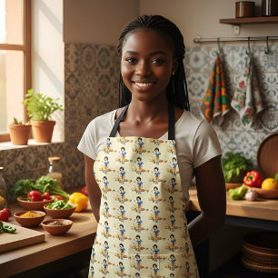 Delantal Apron blanco de nieve