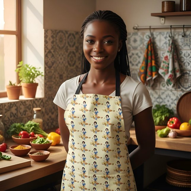 Delantal Apron blanco de nieve (Subido por el creador)