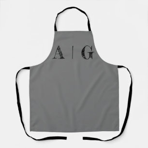 Delantal Apron blanco y negro - Apron Personalizable