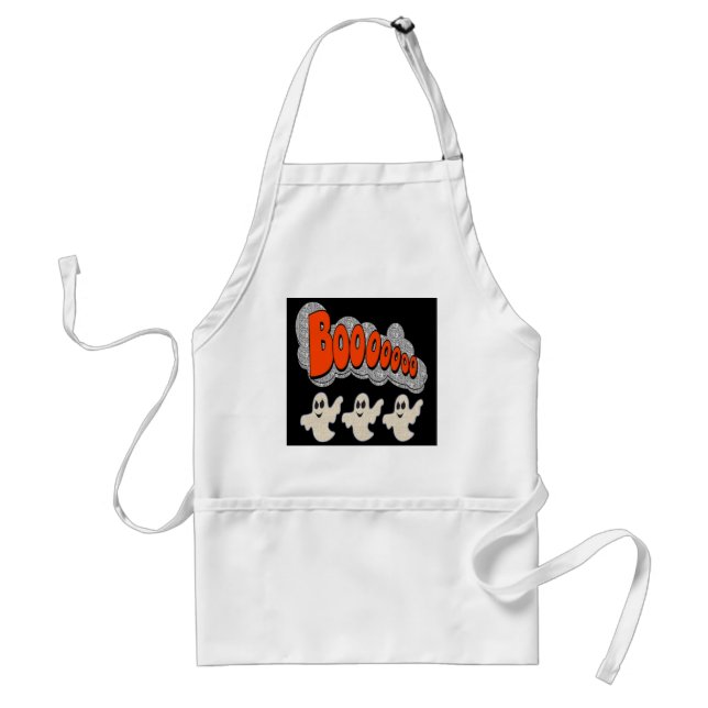 Delantal Apron Boo Ghosts (Frente)