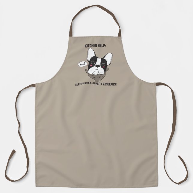 Delantal Apron - Brown (Anverso)