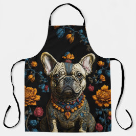 Delantal Apron - Bulldog de Arte Popular Mexicano