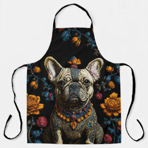 Delantal Apron - Bulldog de Arte Popular Mexicano