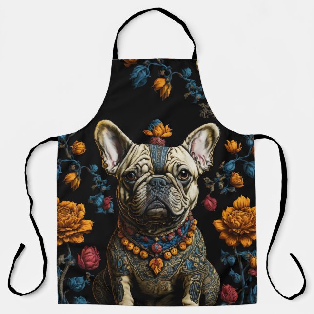 Delantal Apron - Bulldog de Arte Popular Mexicano (Anverso)