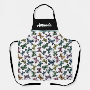 Delantal Apron Butterfly Bonito personalizado