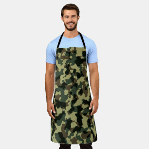 Delantal Apron Camo Grill - Regalo Personalizado Militar Pa