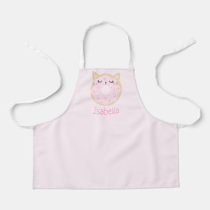 Delantal Apron Cat Donut Baking Apron para niños personaliz